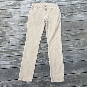 Taylor Stitch Khaki Corduroy 30 X 34 Slim Straight Pants Men's